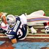 Super Bowl XLII: the New England Patriots vs. the New York Giants on Feb. 3, 2008. The Giants defeated the Patriots 17-14 in Glendale, Ariz.